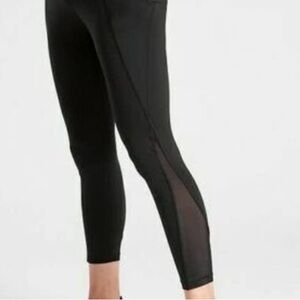 Athleta Performance Mesh Panel Athletic Leggings